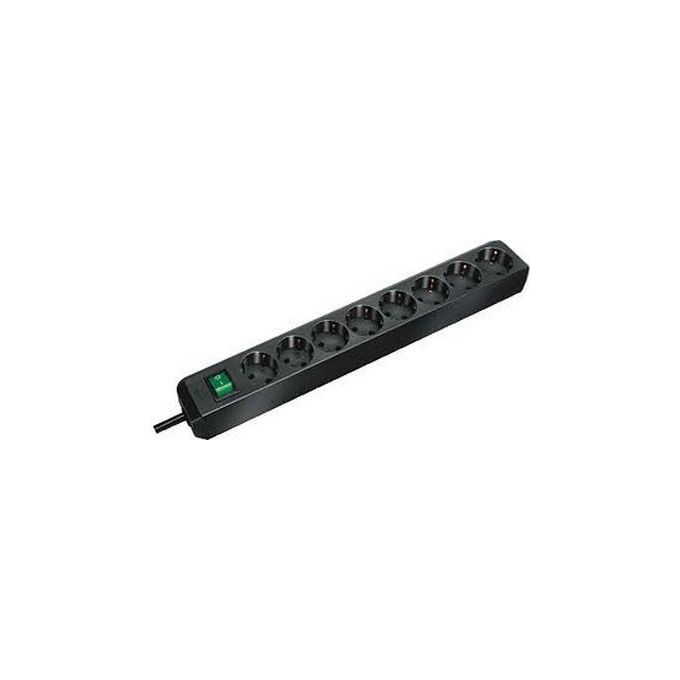 Brennenstuhl ECO-Line Presa Multipla 8 Uscite Nero 3mt con Interruttore
