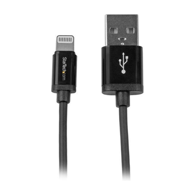 StarTech Cavo connettore lightning a 8 pin Apple nero a USB da 1m per iPhone - iPod - iPad
