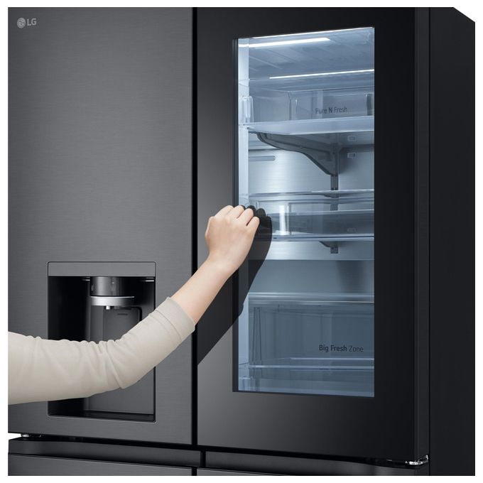 LG GMG960EVJE InstaView Frigorifero Multidoor 638 L 179 cm Classe E 40 dB No Frost Wi-Fi UVnano colore Nero