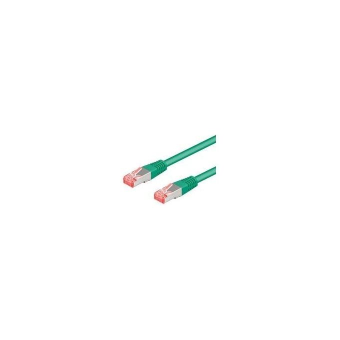 Digitus cavo rete s-ftp cat.6a doppia schermatura lsoh colore verde mt. 1