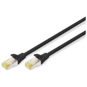 Digitus cavo rete s-ftp cat.6a doppia schermatura lsoh colore nero mt. 5