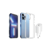 Area Starter KIT_ I-Phone 13 Pro Area KIT_ Pd20wTpuGlass Bianco per iPhone 13 Pro