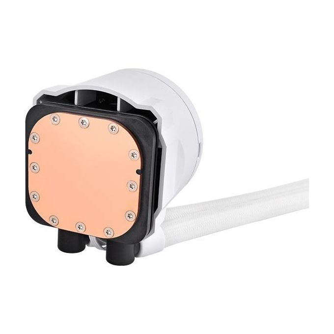 Thermaltake CL-W404-PL12SW-A TH240 V2 Ultra ARGB Sync CPU Liquid Cooler Snow Edition colore Bianco