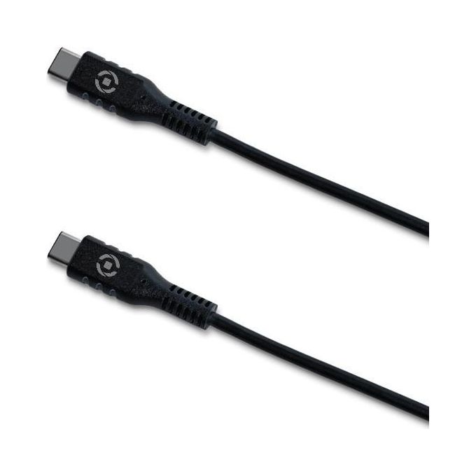Celly USBCUSBCBK Cavo USB-C a USB-C Power Delivery 60W 1 m colore Nero