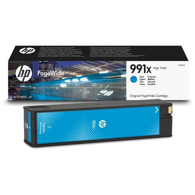 HP 991X Cartuccia Inchiostro Alta Capacita' Ciano Pagewide