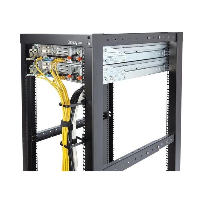 StarTech Gancio con anello a D per gestione cavi in server rack verticale 1U - 5,7 x 10 cm