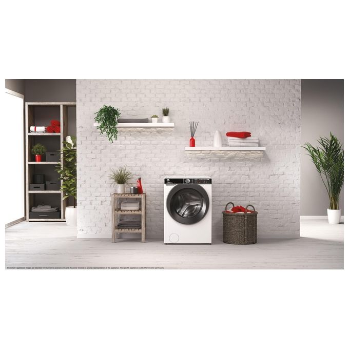 Hoover HWP49AMBC7-1-S Lavatrice caricamento frontale 9 Kg Classe A 1400 giri 53 cm Inverter Vapore