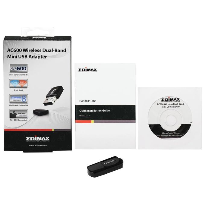 Edimax Ac600 Wireless Dual-band Mini Usb Adapter