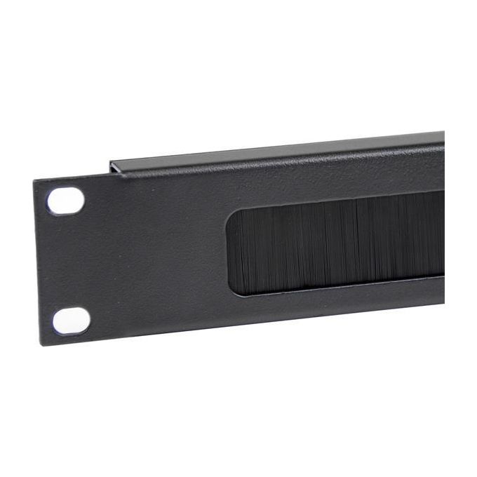 StarTech Pannello di gestione cavi per server rack orizzontale con spazzola a listello 1U