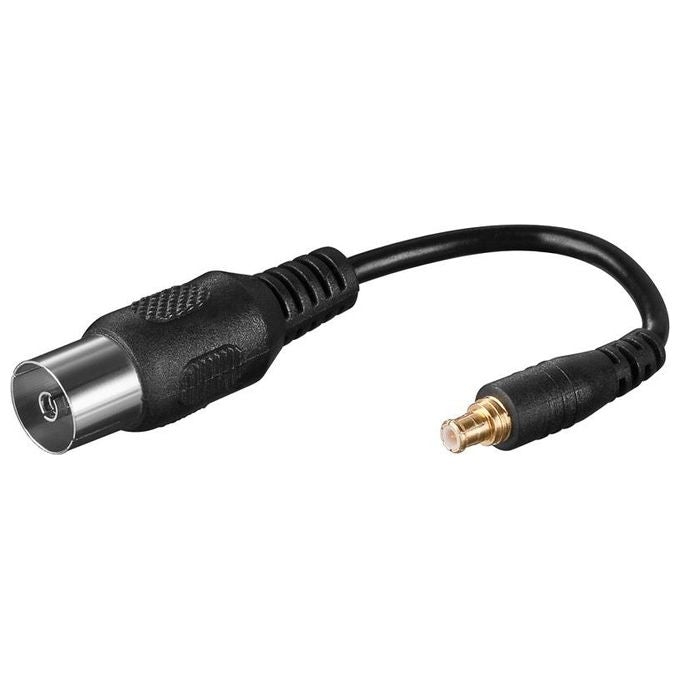 Link cavo adattatore coassiale (iec) maschio - mcx femmina cm 10