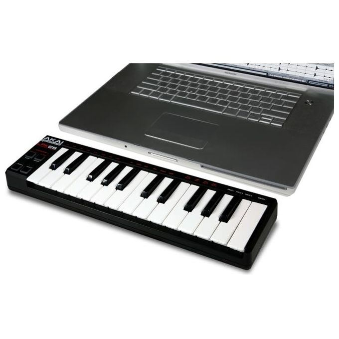Akai Professional LPK25 Tastiera Controller Midi Portatile Usb con 25 Tasti Sensibili alla Dinamica