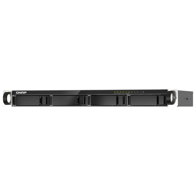 Qnap TS-435XEU-4G NAS Rack 1U 4 Bay Marvell CN9131 Quad Core 4 GB DDR4 2x 10GbE SFP+ 2x 2.5GbE colore Nero