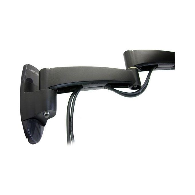 Ergotron Braccio a Muro Serie 200 Combo Arm per Lcd fino a 24'' e Tastiera Portata 2,7-8,2Kg Nero
