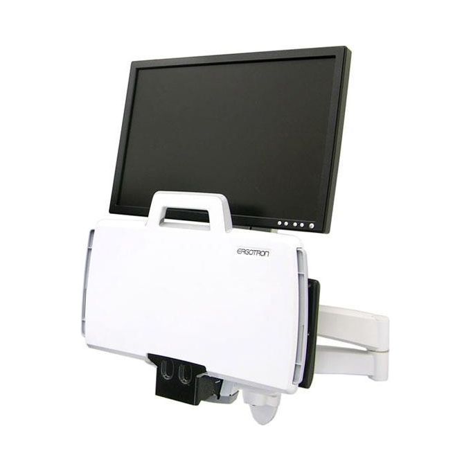 Ergotron 200 Series Braccio a Muro per Lcd Fino a 24'' e Tastiera Bianco