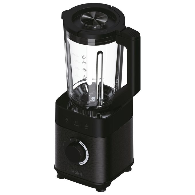 Haier HBL5B2011 I-Master Serie 5 Frullatore 1200 W 2 L 6 lame acciaio inox 3 programmi autopulizia Personal Jug colore Nero