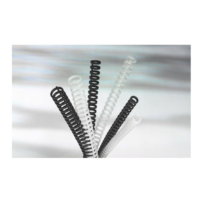 Gbc Cf50 Dorsi Plastici Click 12mm Bianco