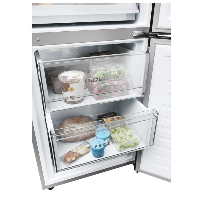 Haier HDPW3618DNPK Serie 3 Frigorifero Combinato 352 L 185 cm Classe D 35 dB No Frost Wi-Fi colore Inox