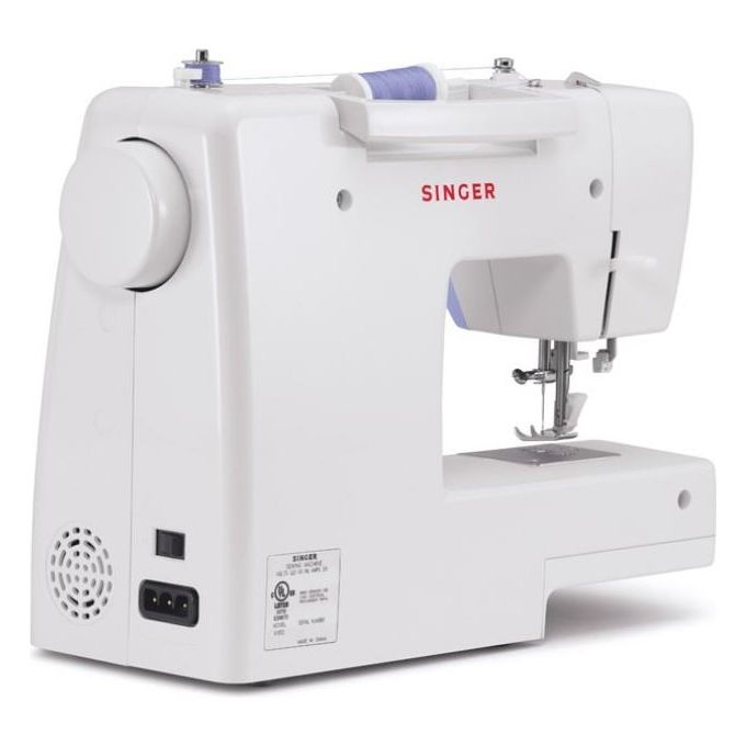 Singer Simple 3232, Macchina da Cucire Portatile, Infila Ago Automatico, Bianca e Viola