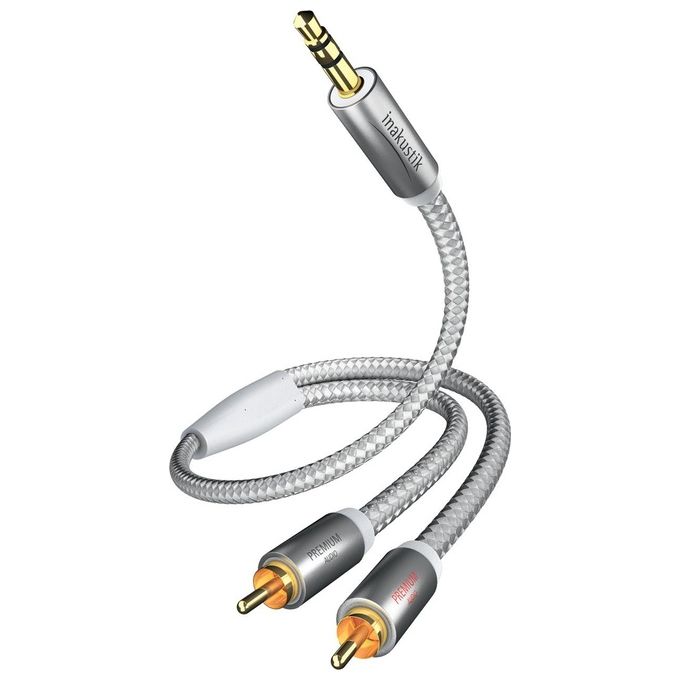 IIn-Akustik Premium Cavo Audio 3,5mm Jack - Cinch 5mt