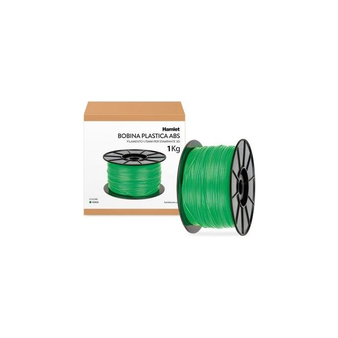 Hamlet Bobina Abs 1kg Verde per 3dx100