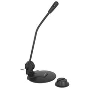 NGS MS102 Microfono da Tavolo per PC a Condensatore Jack 3.5 mm cavo 1.8 m colore Nero