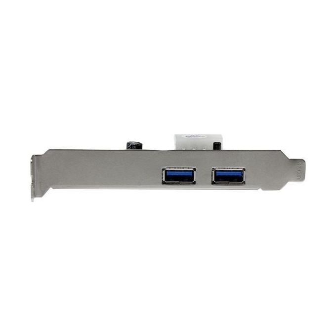 StarTech Adattatore scheda SuperSpeed USB 3.0 con 2 porte PCI Express (PCIe) con UASP - Alimentazione LP4