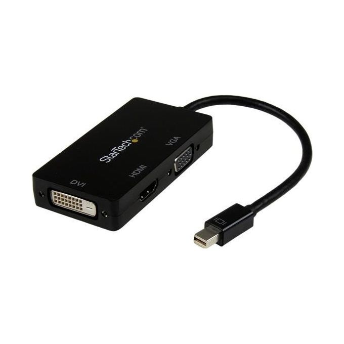StarTech Adattatore Mini DisplayPort a VGA-DVI-HDMI - Convertitore mDP 3 in 1