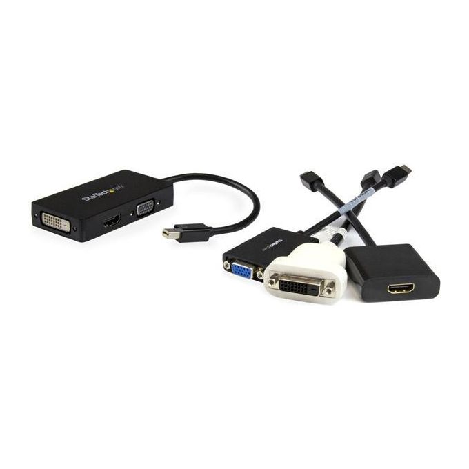 StarTech Adattatore Mini DisplayPort a VGA-DVI-HDMI - Convertitore mDP 3 in 1