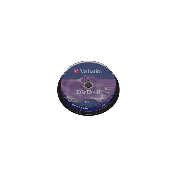 Verbatim Spindle 10 Dvd+r 4 7gb 16x Cf.10 Xx