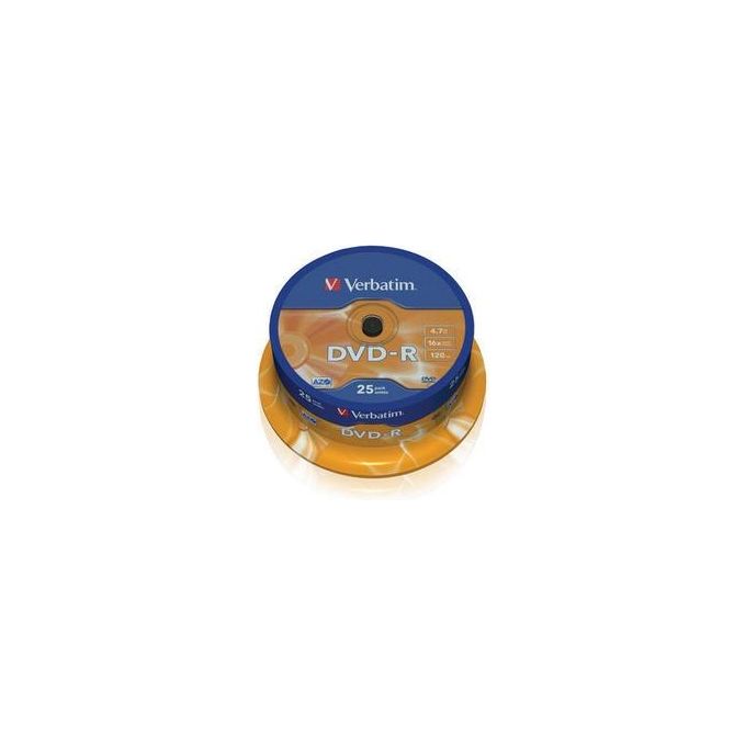 Verbatim Spindle 25 Dvd-r 4.7gb 16x Cf.25 Xx