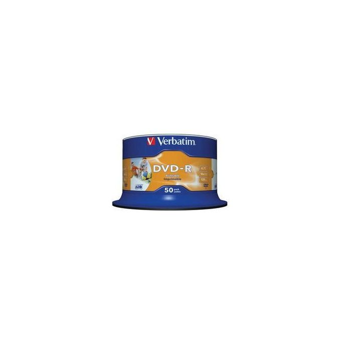 Verbatim Spindle 50 Dvd-r 4 7gb 16x Print.xx