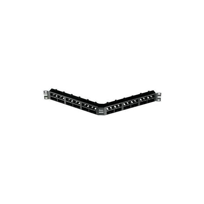 Panduit CPA48HDBL Mini Com Pannello Patch Modulare Schermato ad Alta Densita' 48 Porte RJ45 1U colore Nero