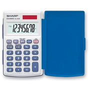 Sharp EL-243EB Calcolatrice LCD Leggera e Compatta per Uso Ufficio