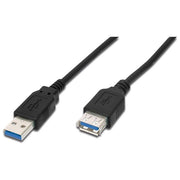 Assmann Electronic AK-300203-030-S Cavo Usb 3mt 3.0 (3.1 Gen 1) Usb A Nero