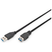 Assmann AK-300203-018-S Cavo Usb 1,8mt 3.2 Gen 1 Usb A Nero