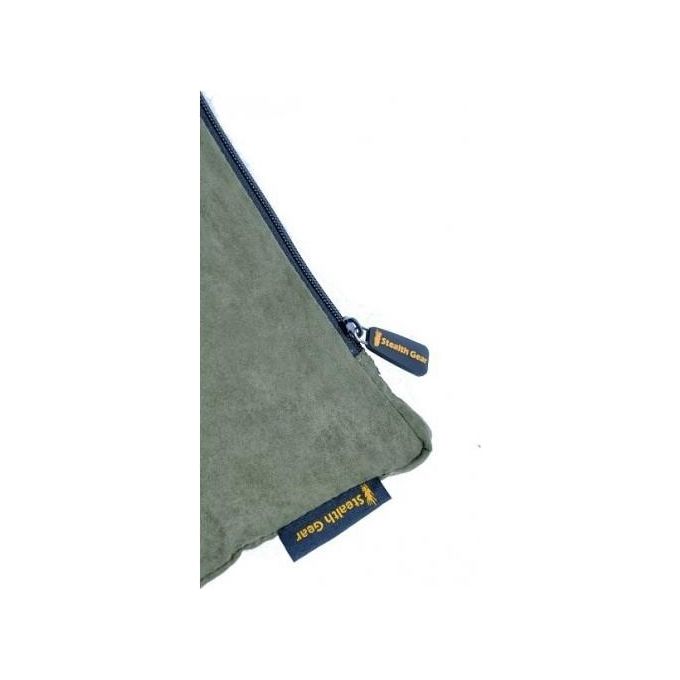 Stealth Gear SGBBFLFG Extreme Flat Beanbag Custodia Compatta in Poliestere Scamosciato Impermeabile 30x30x5 cm colore Verde Foresta