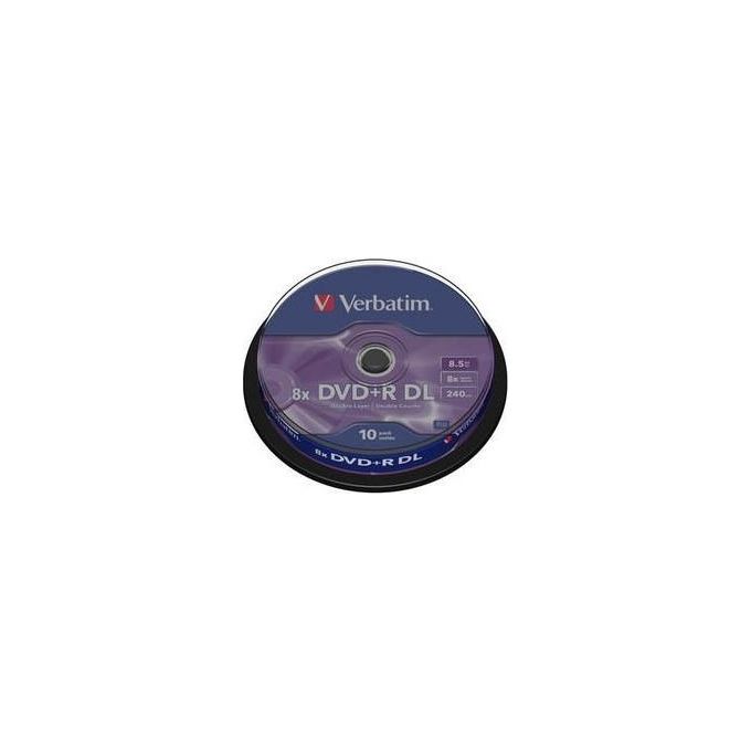 Verbatim Spindle 10 Dvd+r D.layer 8.5gb 8x