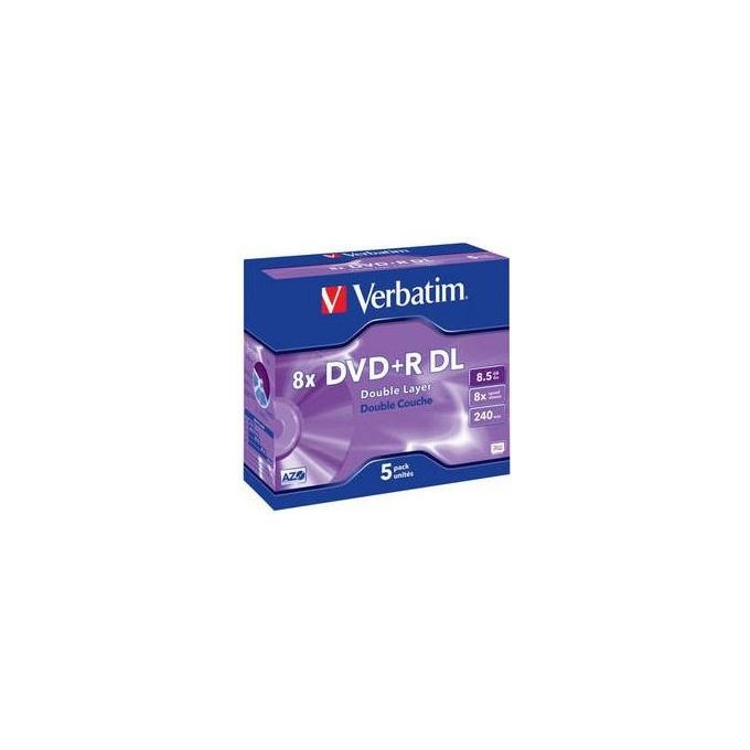 Verbatim Dvd+r Double Layer 8.5gb 8x Cf.5 Xx