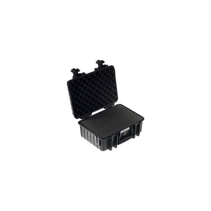 BandW International Type 5000 Custodia Rigida per Fotocamere da Esterni con Spugna Sintetica Nero