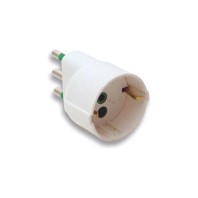 Fanton Adattatore Semplice Spina 2p+t 16a S Bianco