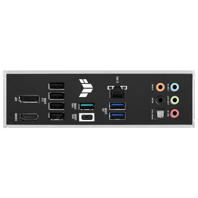 ASUS 90MB1HD0-M0EAY0 TUF GAMING B760M-PLUS II Scheda Madre Intel LGA 1700 mATX DDR5 PCIe 5.0 USB Type-C 10Gbps Realtek 2.5GbE colore Nero