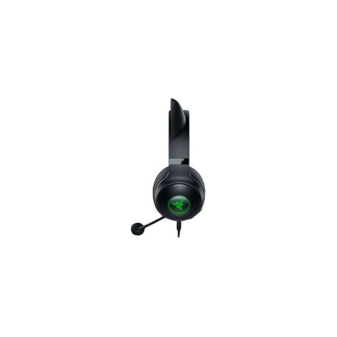 Razer RZ04-04730100-R3M1 Kraken Kitty V2 Auricolare Cablato A Padiglione Gaming con Microfono Staccabile e Illuminazione RGB 2 m colore Nero