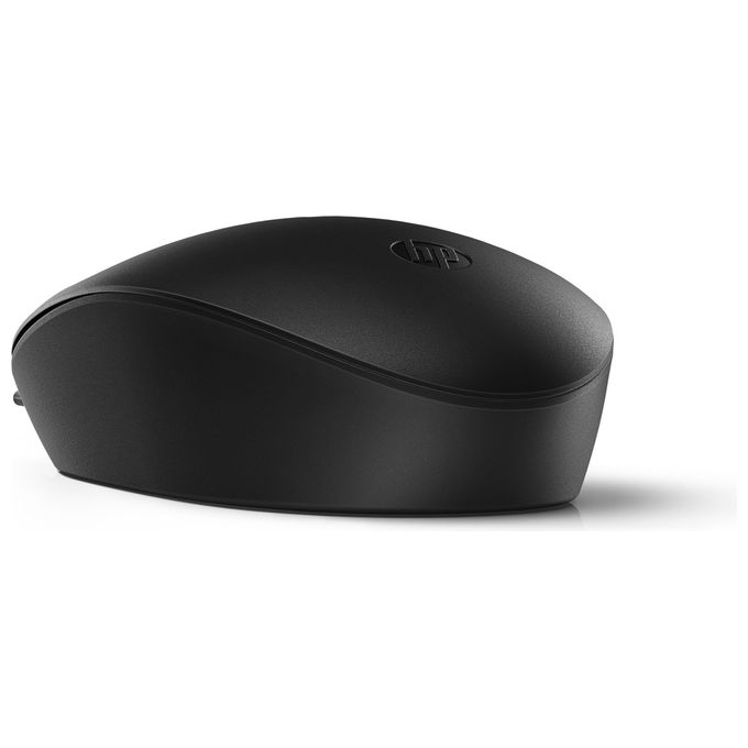 HP Mouse 125 Wired Cablato USB Nero
