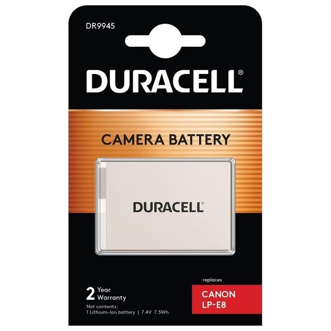 Duracell Batteria Dr9945 Compatibile Canon Lp-e8