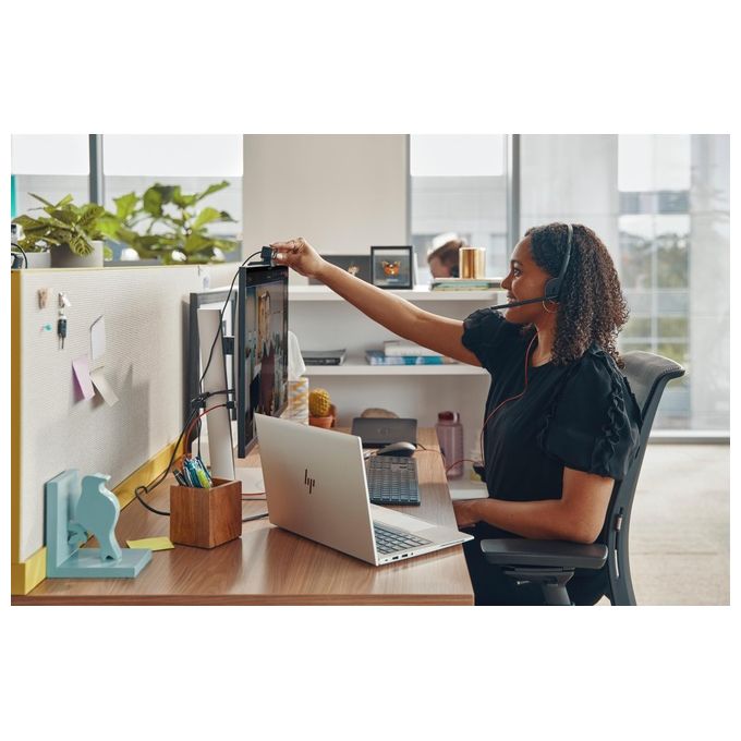 Poly 8X229AA Blackwire 3225 Cuffie stereo con connettore USB-C e 3,5 mm con adattatore USB-C-A colore Nero