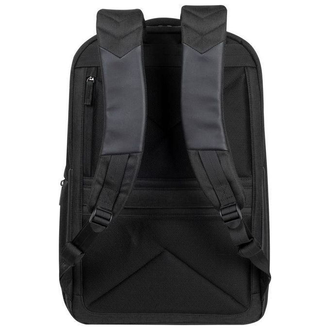 Rivacase 8164 BLACK Zaino per laptop ECO 17.3'' con tasca tablet e cinghia trolley colore Nero
