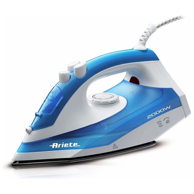 Ariete Ferro da Stiro a Vapore 2000 W 250 ml 18g-min Colpo di Vapore 140g per un Risultato Perfetto
