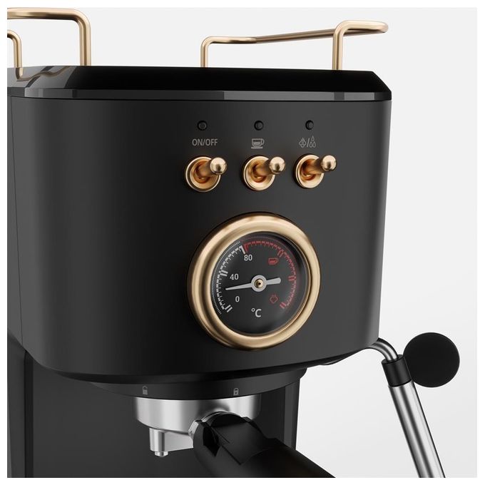 Princess 01.249417.01.001 Macchina da caffe' Espresso e Capsule Nespresso 1,2 L 20 bar 1100 W Scalda Tazze Spegnimento Automatico colore Nero