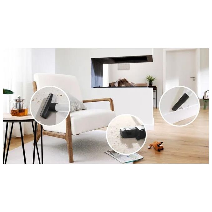 Bosch BGB41HYG1H Serie 4 Aspirapolvere a Cilindro con Sacco HEPA 4 L 600 W 75 dB colore Bianco