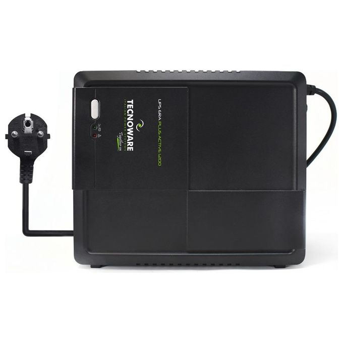 Tecnoware ACTIVE 1200 ERA PLUS Gruppo di Continuita' UPS Line Interactive 1200VA 840W 2 Prese Schuko AVR USB colore Nero